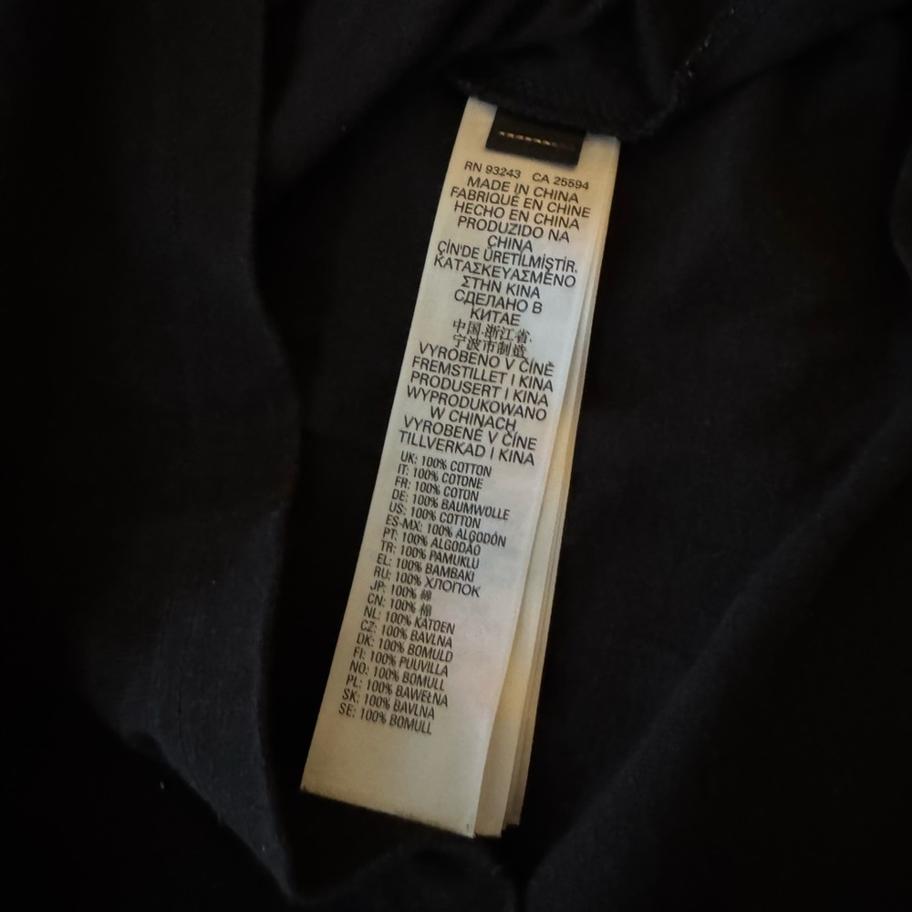 Diesel Black Men's Shirt with vintage DSL logo size L - Picture 6 of 8